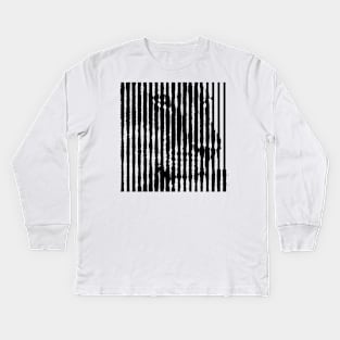 Lioness Close-up Anamorphic Illusion Pop Art Kids Long Sleeve T-Shirt